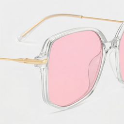 Payton Klar Geometrisch Sonnenbrille4