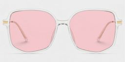 Payton Klar Geometrisch Sonnenbrille0