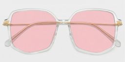 Payton Klar Geometrisch Sonnenbrille1