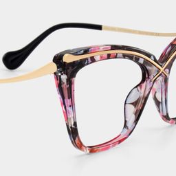 Winston Blumendruck Schmetterling Brille4