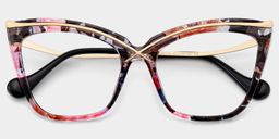 Winston Blumendruck Schmetterling Brille1