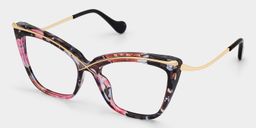 Winston Blumendruck Schmetterling Brille2