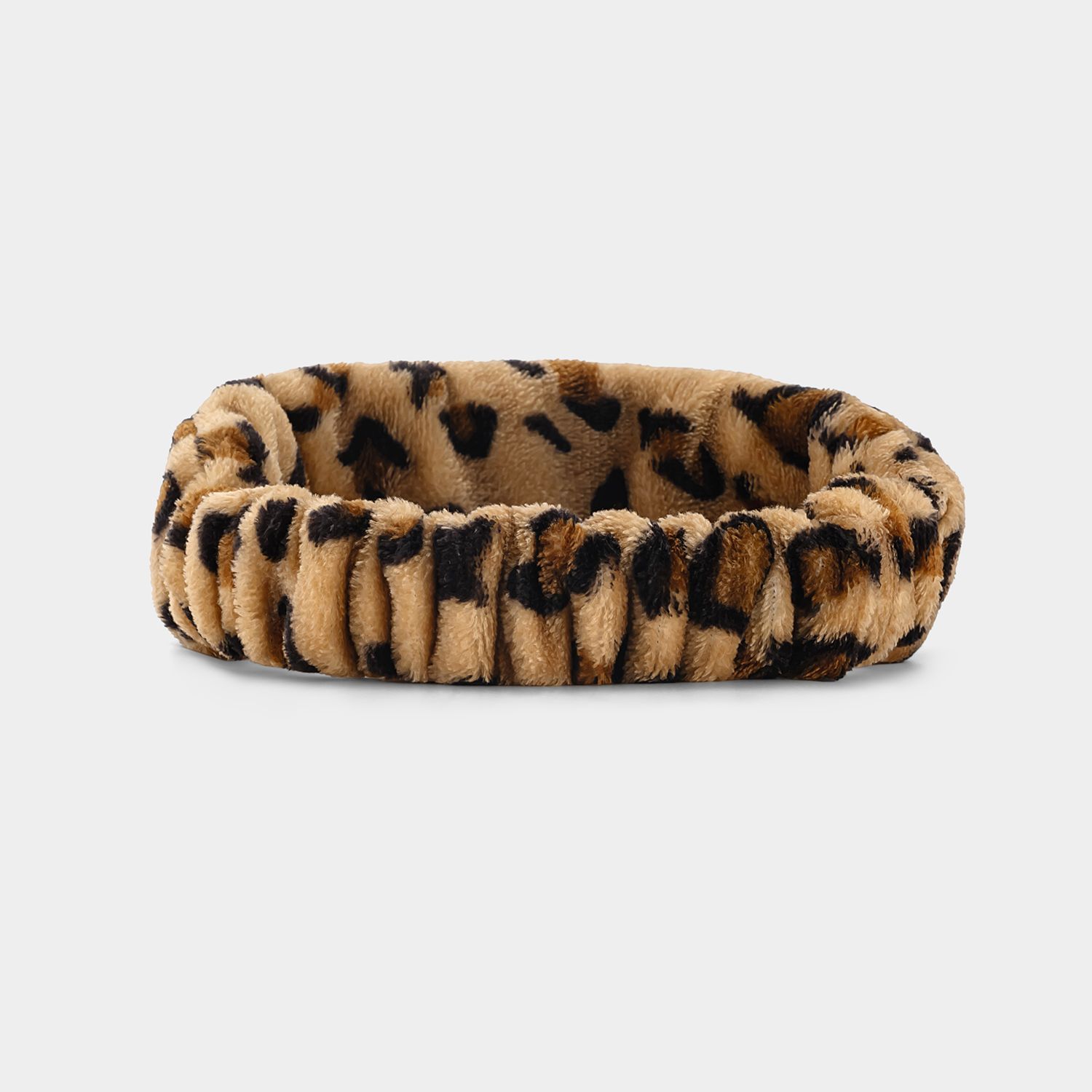 PSO482141-03 Stirnband aus Korallenfleece mit Leopardenmuster3