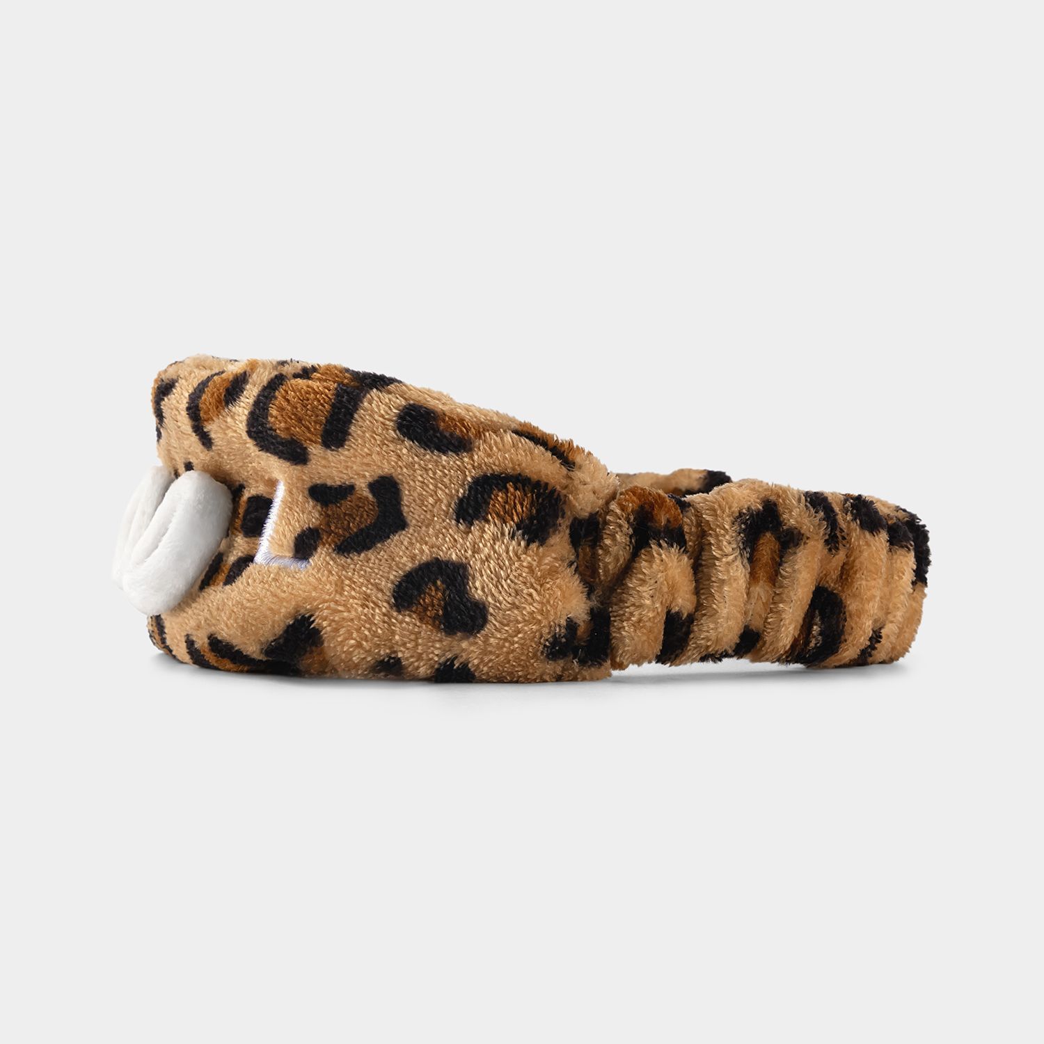 PSO482141-03 Stirnband aus Korallenfleece mit Leopardenmuster4