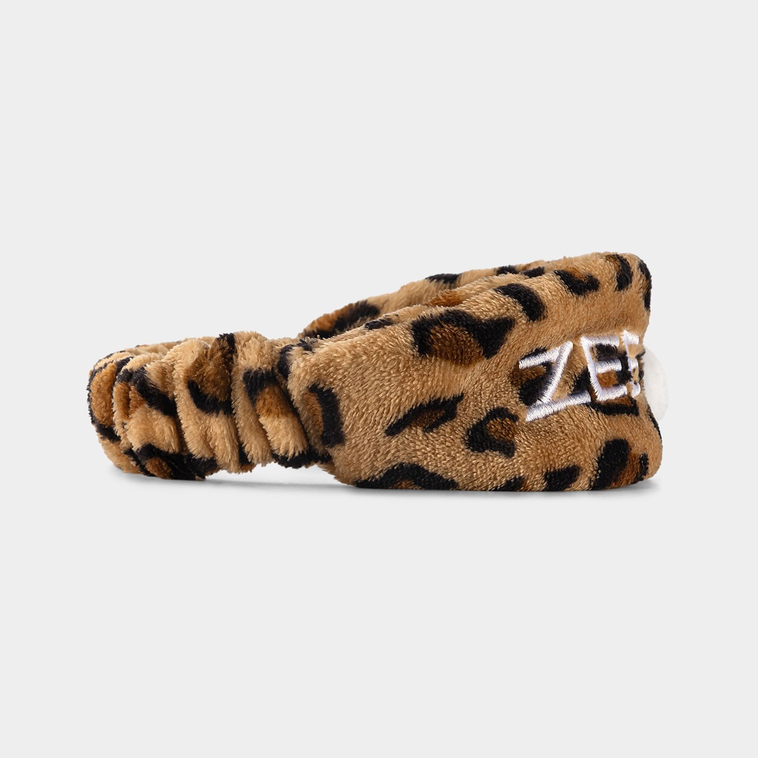 PSO482141-03 Stirnband aus Korallenfleece mit Leopardenmuster5