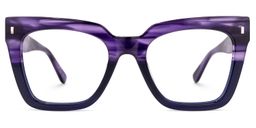 Kathya Lila Quadratisch Brille0