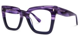 Kathya Lila Quadratisch Brille1