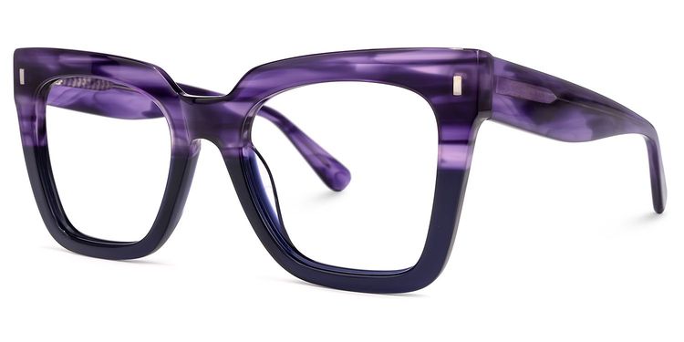 Kathya Lila Quadratisch Brille
