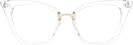 Chandrika Kristallklar Cat Eye Brille5