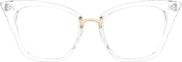 Chandrika Klar Cateye Brille5