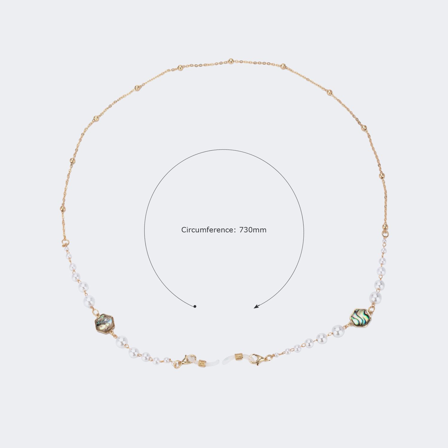 Zenobia Perle Brillenkette2