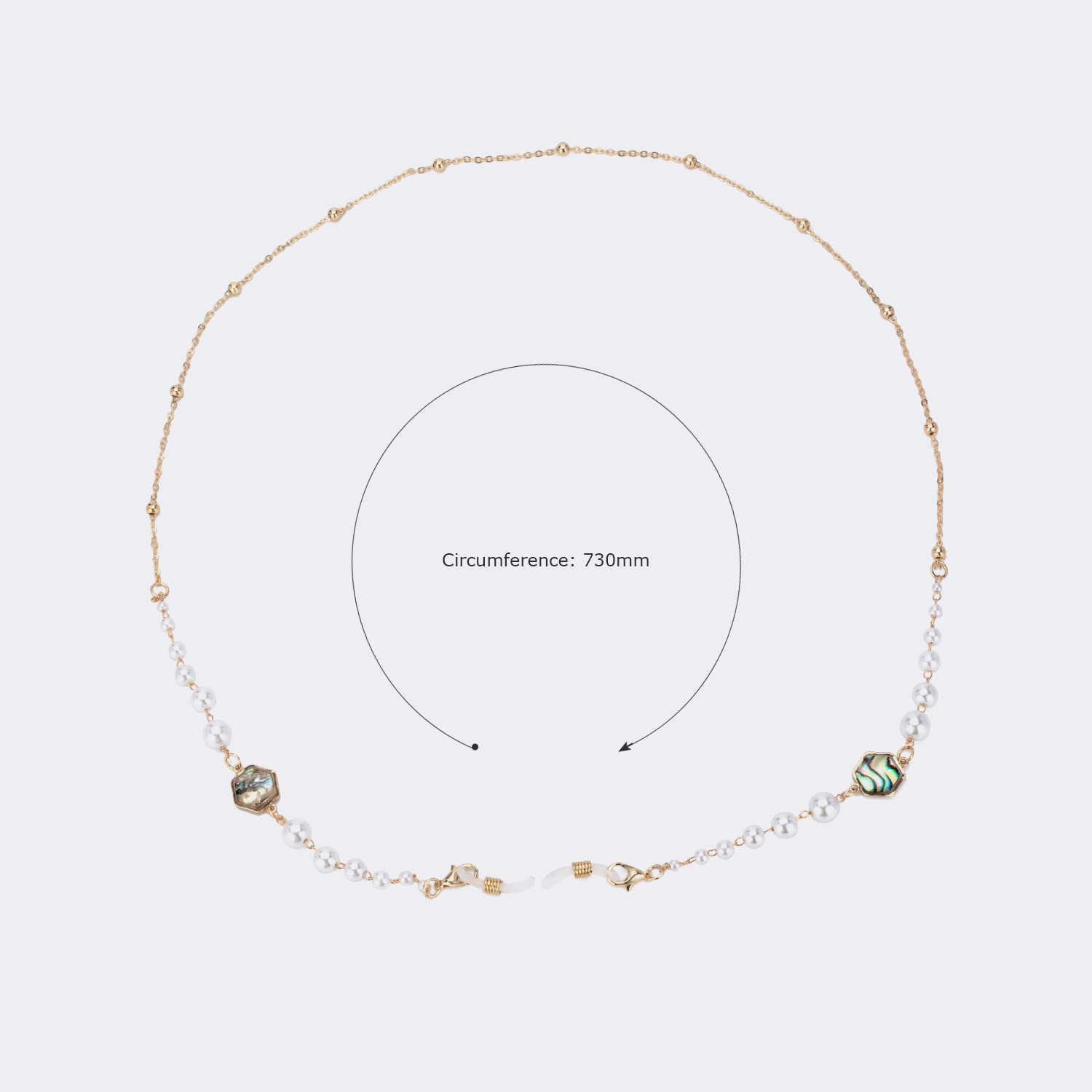 Zenobia Perle Brillenkette2