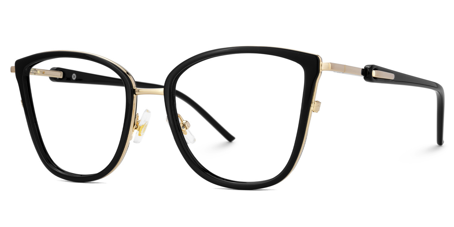Marisa Schwarz Cateye Brille2