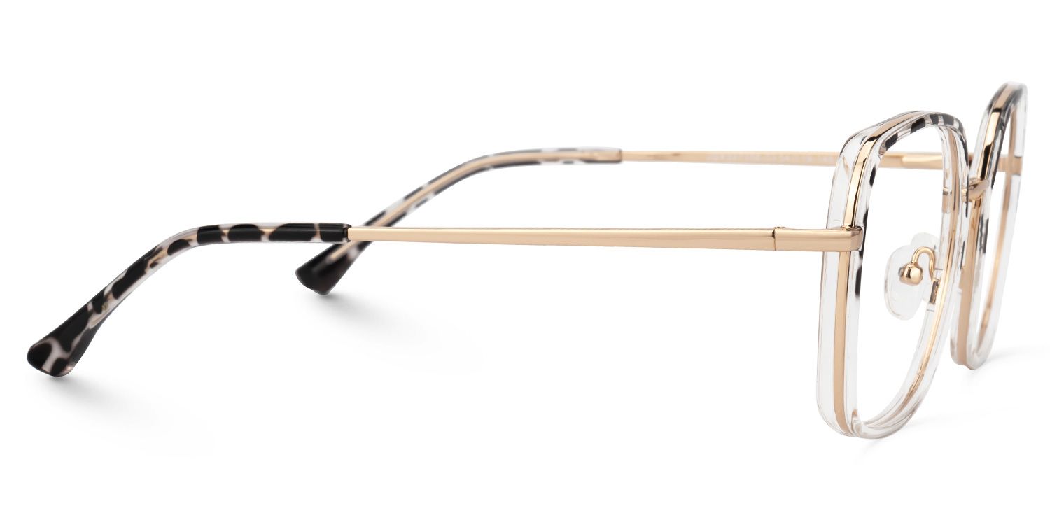 Kelby Schwarz-Tortoise Quadratisch Brille3