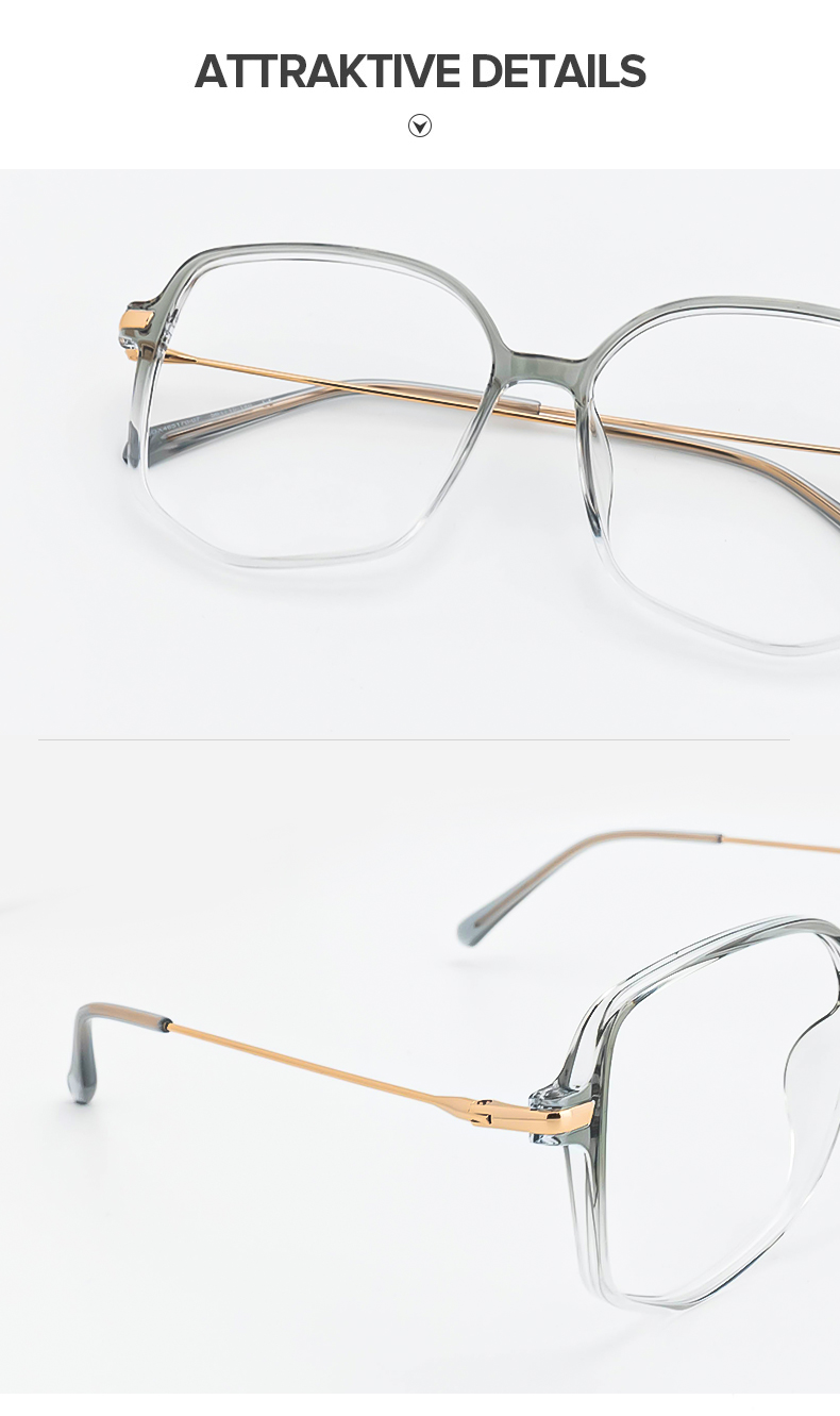 Payton Grau Geometrisch Brille