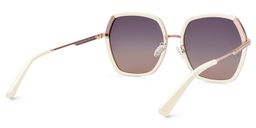 Zula Weiß Geometrisch Sonnenbrille2