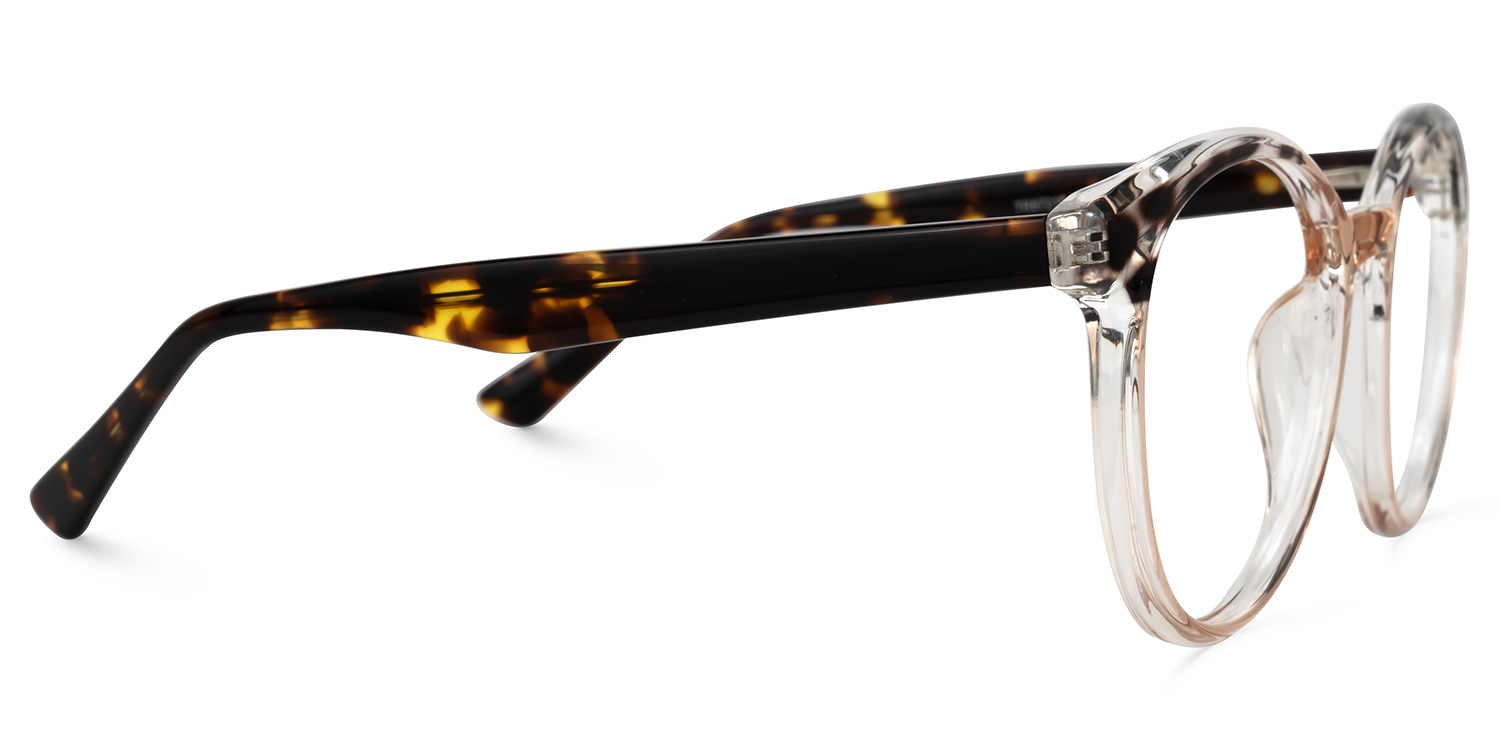 Gilda Champagner Rund Brille3