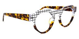 Annaisha Kriatall Tortoise Geometrische Brille2
