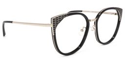 Yvette Schwarz Cat Eye Brille2