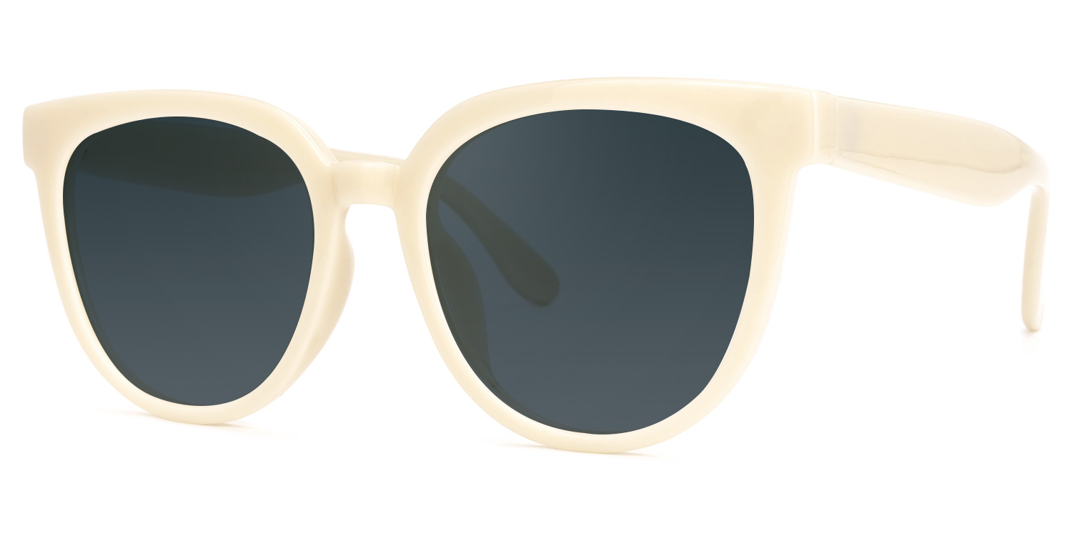 Becki Weiß Cateye Sonnenbrille1