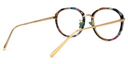 Xavia Blumenmuster Geometrische Brille3