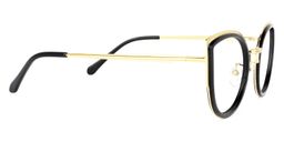 Quillan Schwarz Gold Cat Eye Brille3