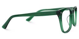 Noel Grün Klar Rechteckig Brille2