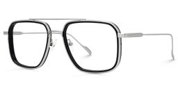 Bronica Schwarz Pilot Brille1