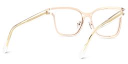 Shine Gold Quadratisch Brille4