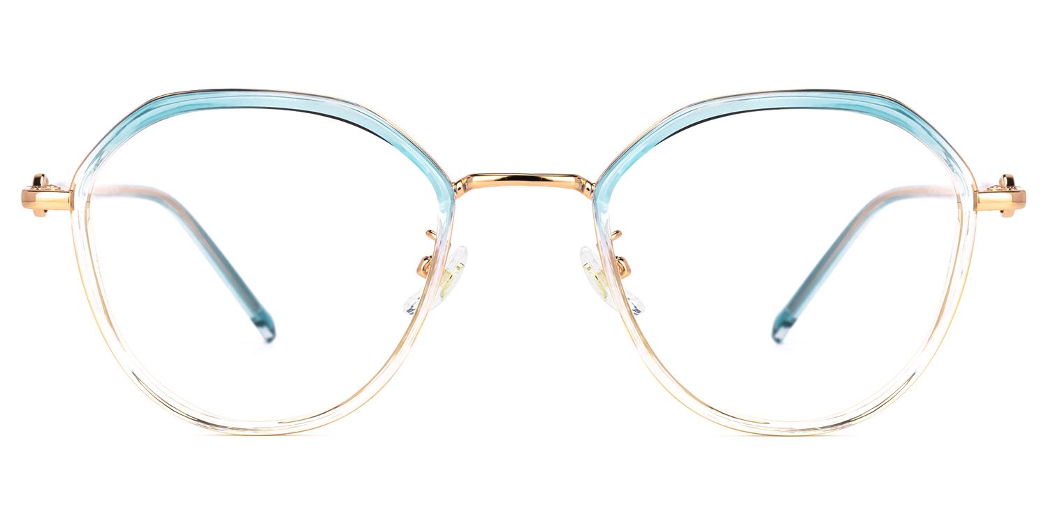 Lionel Blau Geometrisch Brille0