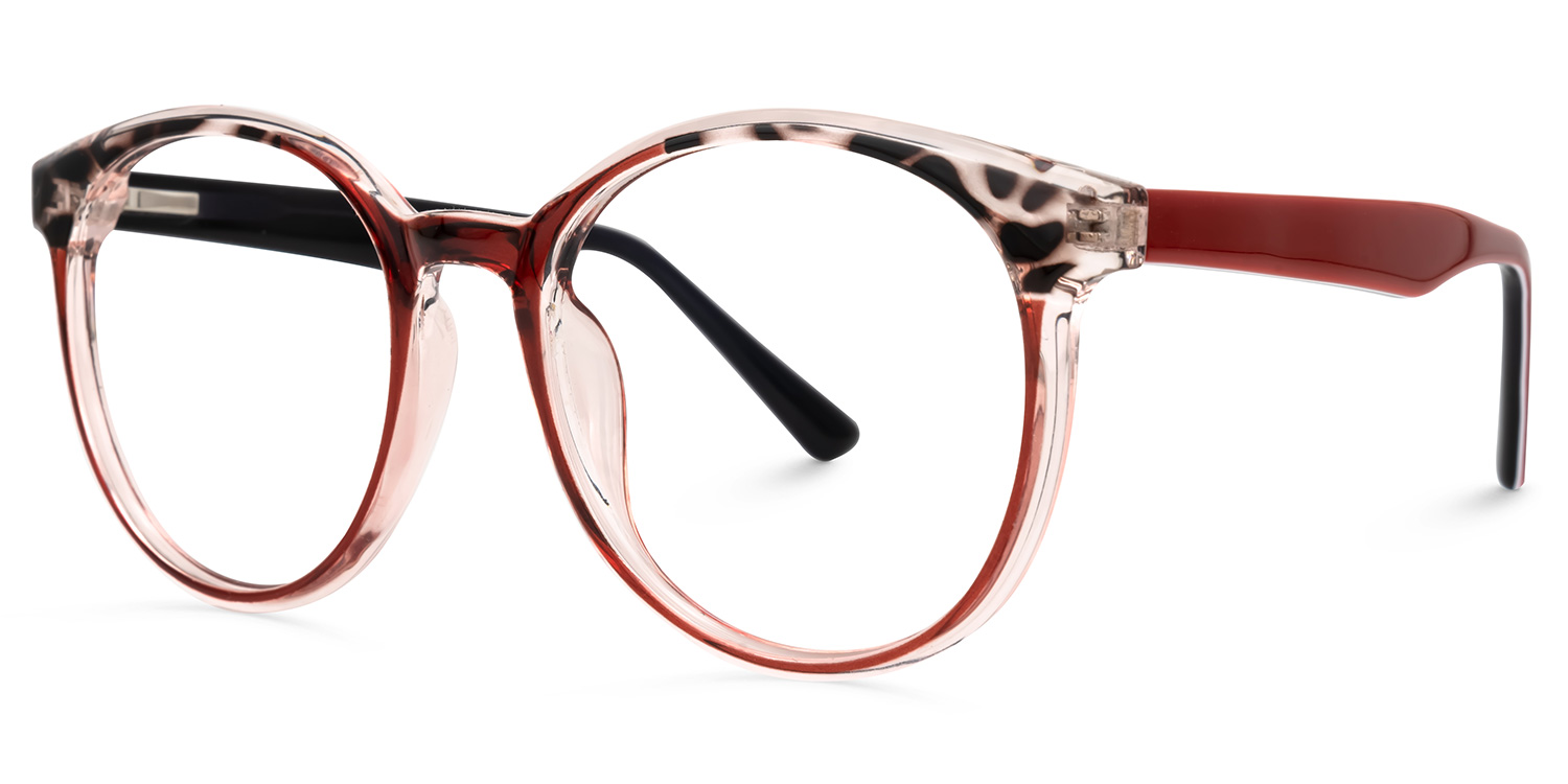 Gilda Rot Rund Brille1