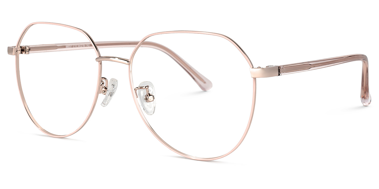 Nakisha Rosa Geometrisch Brille1