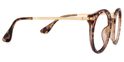 Donald Rot-Tortoise Rund Brille2