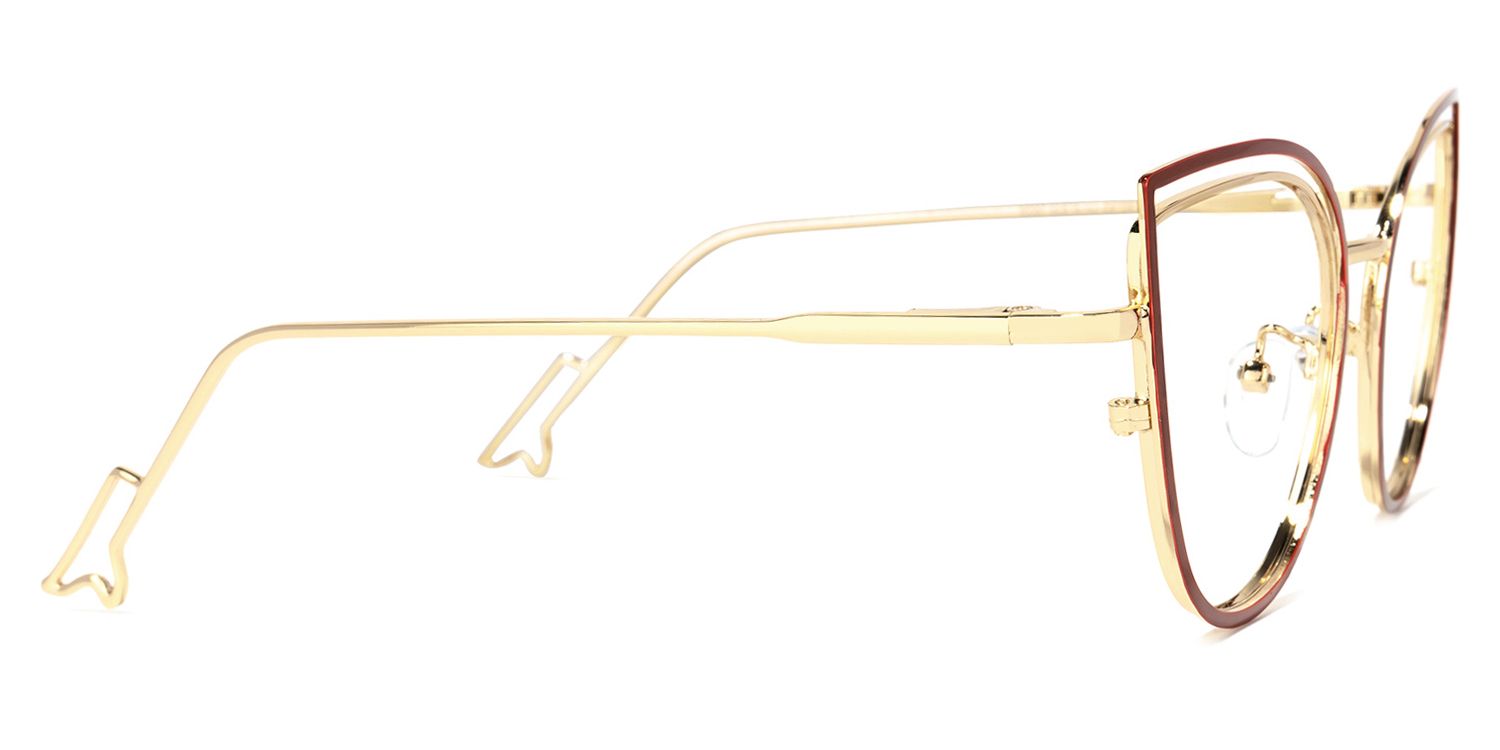 Mable Rote Cateye Brille3