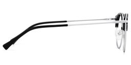 Elke Silber Browline Brille3