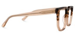 Heber Braun-Tortoise Geometrisch Brille3