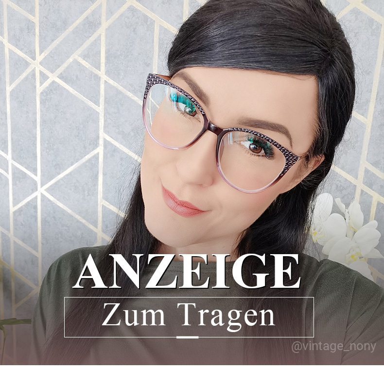 Dagmar Dunkellila Cateye Brille