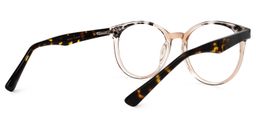 Gilda Beige Rund Brille3