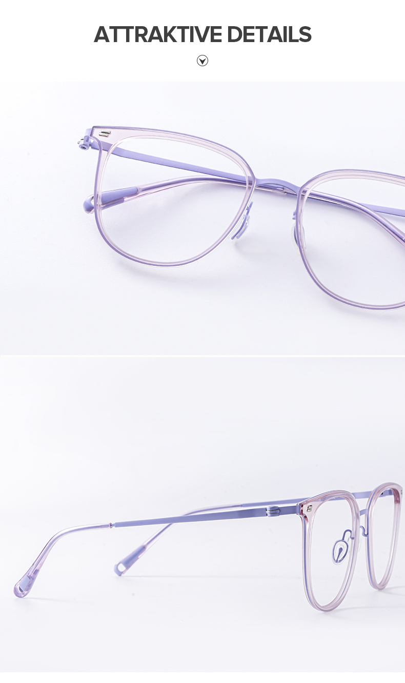 Bonny Lila Rund Brille