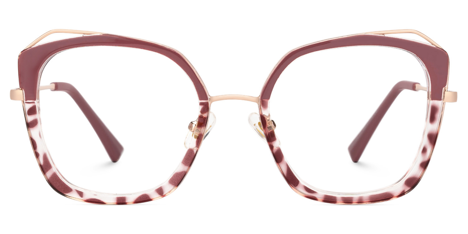 Latimer Rot-Tortoise Quadratisch Brille0