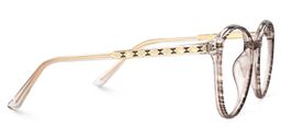 Astman Braun-Tortoise Rund Brille2