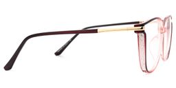 Cora Rot-Schwarz Cateye Brille3