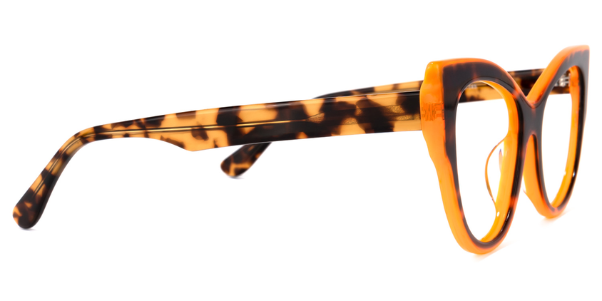Sila Orange-Tortoise Cateye Brille3