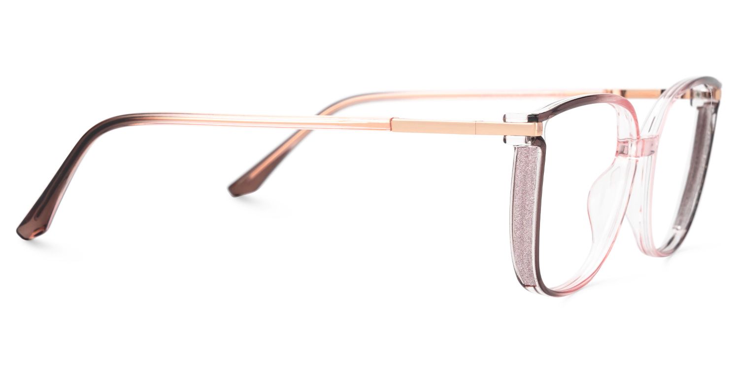 Walden Braun-Rosa Cateye Brille2