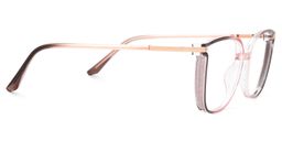 Walden Braun-Rosa Cateye Brille2