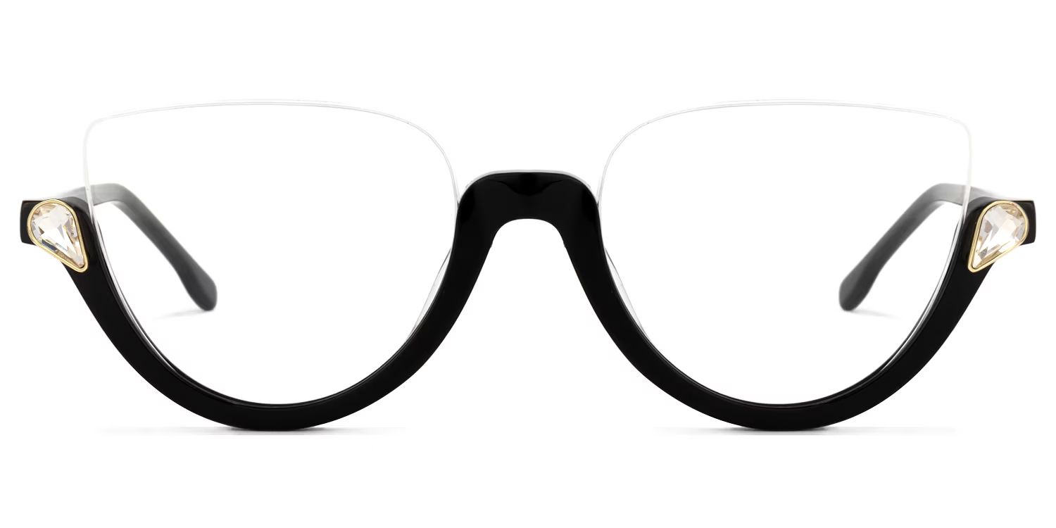 Felicia Schwarz Cat Eye Brille0