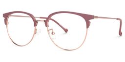 Lajuana Rot Cateye Brille1