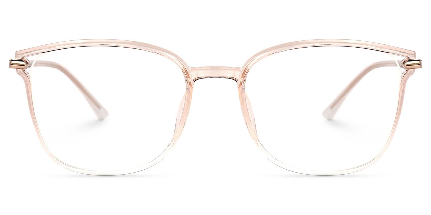 Mander Rosa Klar Quadratisch Brille0
