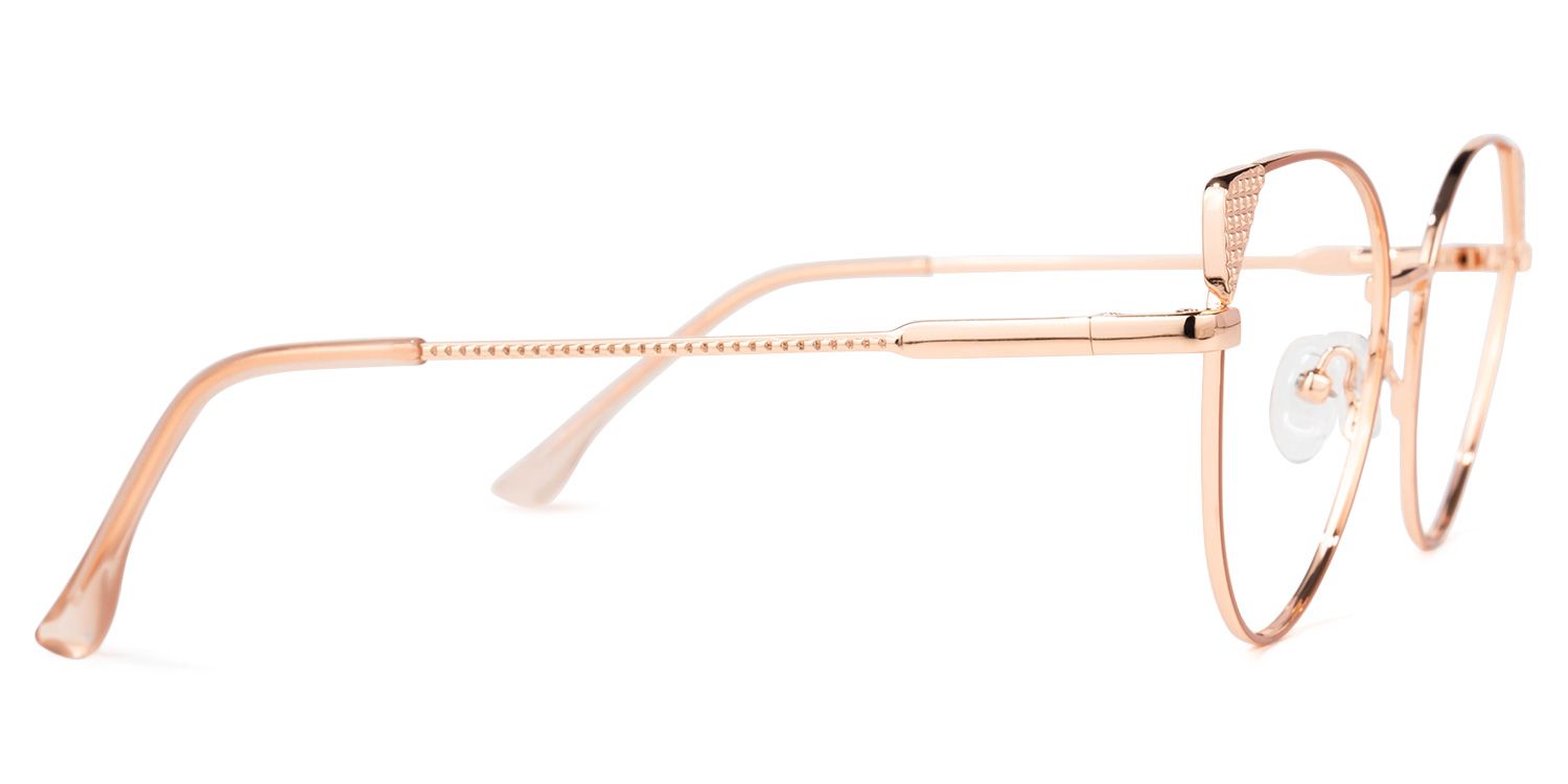 Eve Rosa-Gold Cateye Brille3
