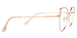 Eve Rosa-Gold Cateye Brille3